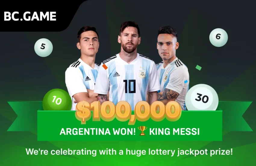 BC.GAME organiza un gran evento de lotería para celebrar la histórica victoria de Argentina