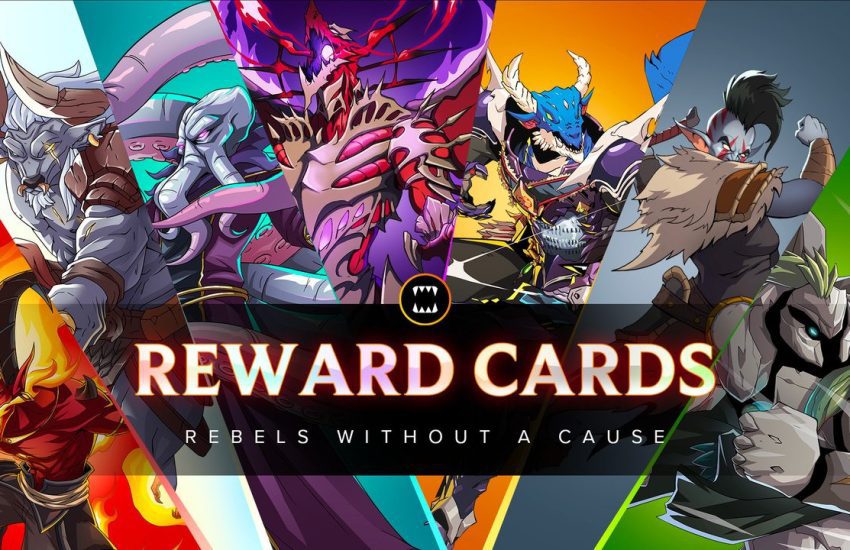 Splinterlands reward cards banner