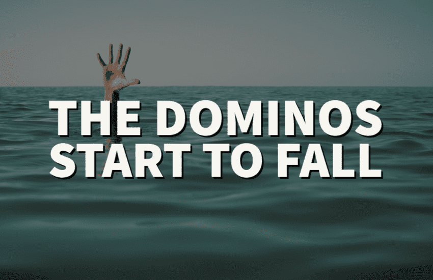 The Dominos Start to fall. -1