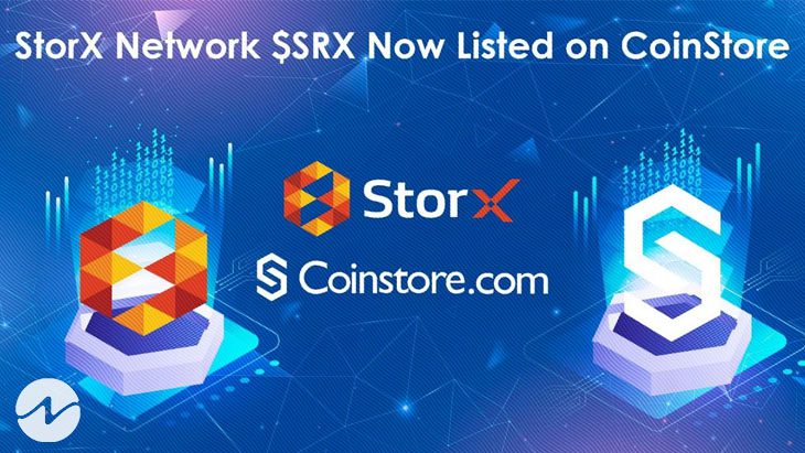 StorX Network (SRX) gana su posición en los listados de Coinstore.com