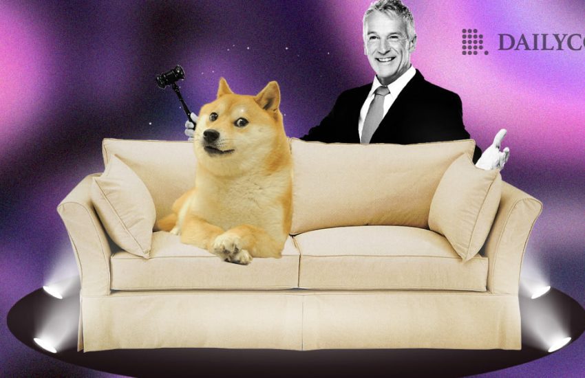 SHIB y DOGE Meme Couch serán subastados como NFT físicos