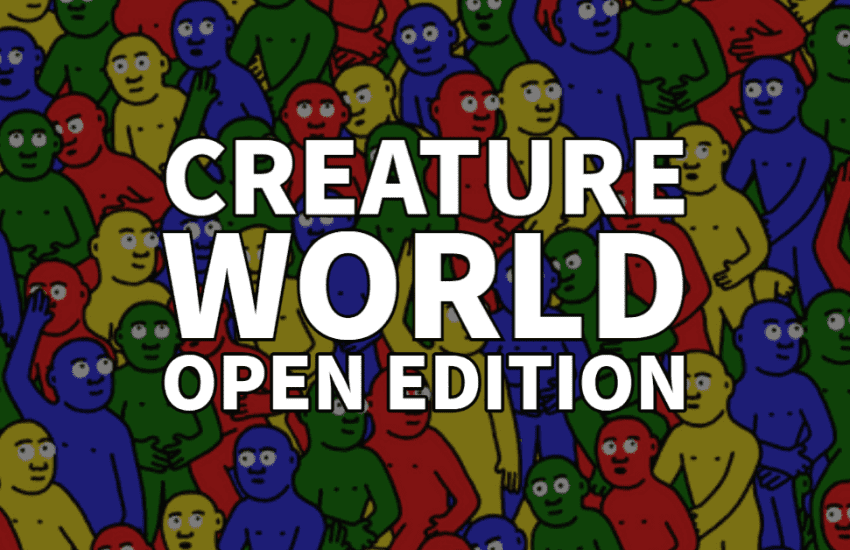 Creature World está de vuelta... con una edición abierta |  CULTURA NFT |  Web3 Cultura NFT y Cripto Arte