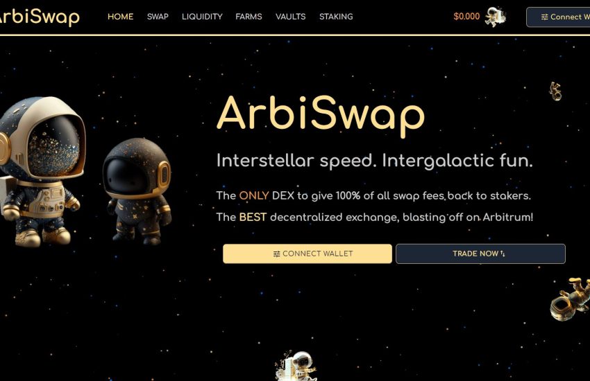 Intercambio ArbiSwap DEX en los usuarios finales de 