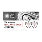 OrBit Markets obtiene las certificaciones de seguridad de la información y privacidad de datos ISO 27001 y 27701