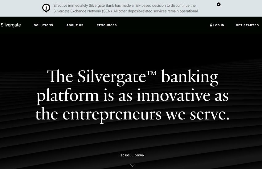 Silvergate Bank deja de enviar efectivo a los intercambios de criptomonedas – CoinLive