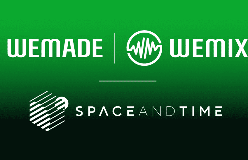 Wemade and Space & Time Collaborate To Boost Blockchain and Gaming Services