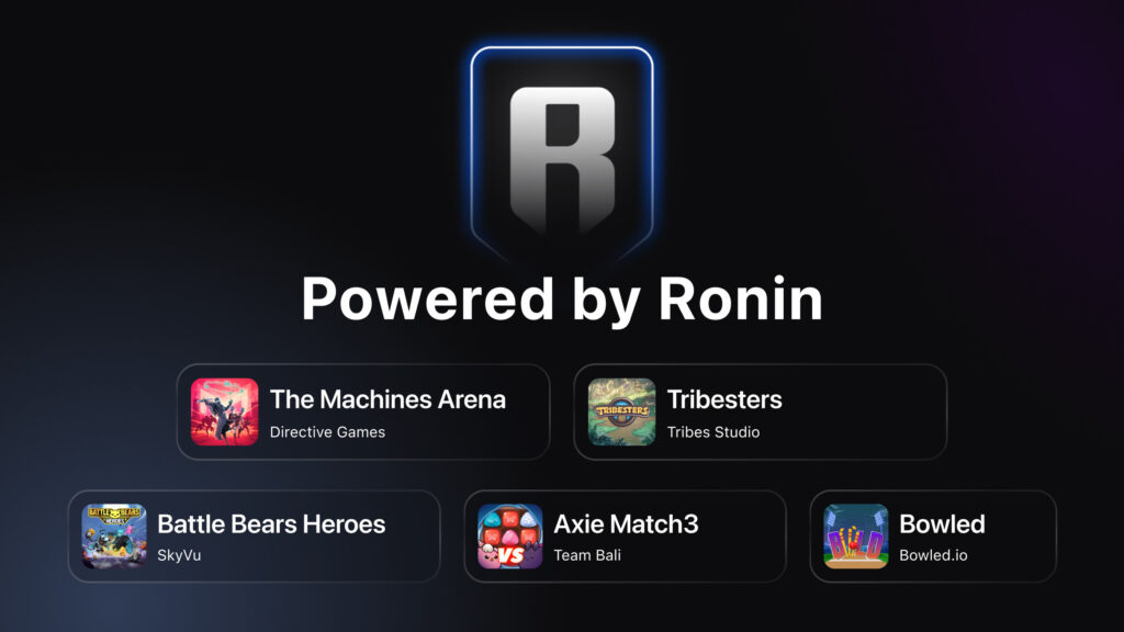 Banner de socios de desarrollo de Ronin