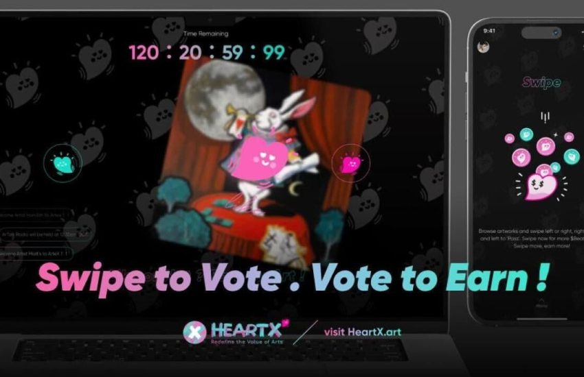 HeartX Unveils Vote-to-Earn Game to Warm Up the Launch of the Platform