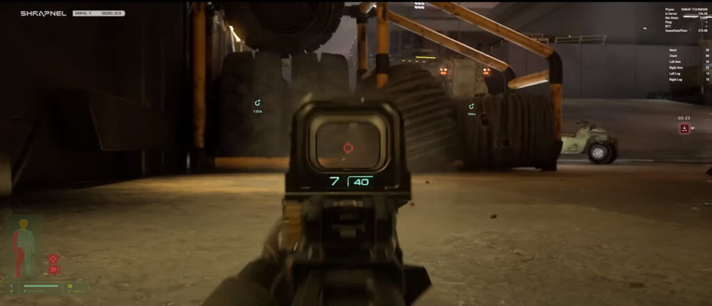 Captura de pantalla de metralla