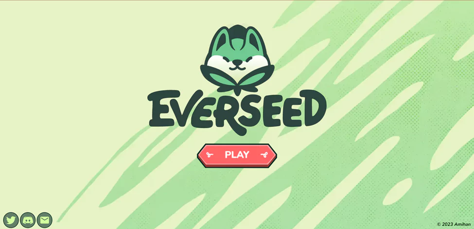 IU del sitio web de Everseed