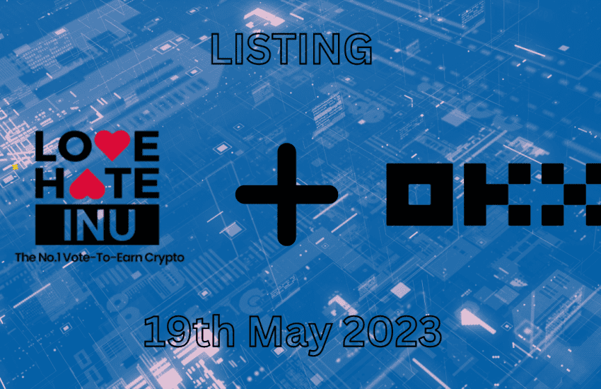 Love Hate Inu Lists On OKX Friday 19th, Price Pump Incoming?