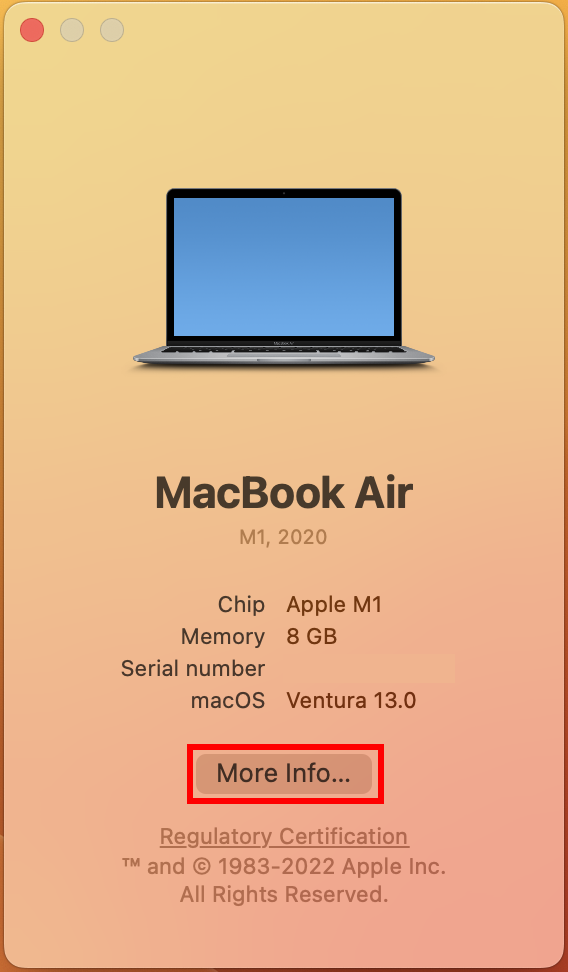 macbook info page