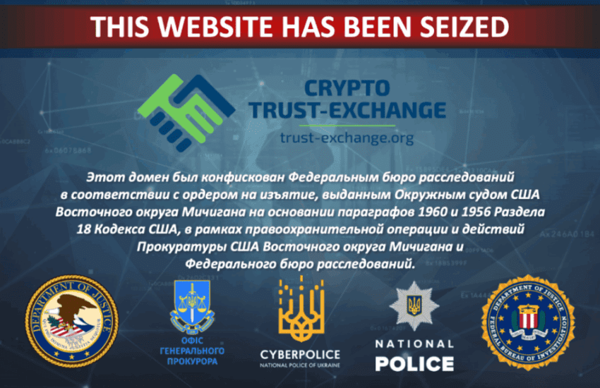 El FBI y Ucrania unen fuerzas para incautar 9 dominios de intercambio de criptomonedas acusados ​​de lavado de dinero