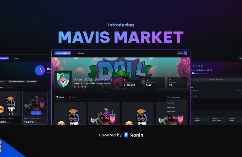 Mavis Market: ¡el primer mercado innovador de Ronin!