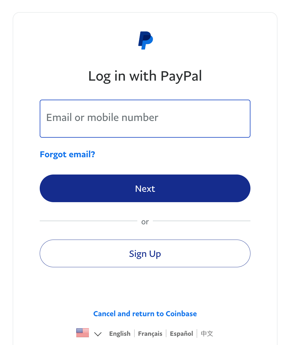 4. Será redirigido a PayPal.  Inicie sesión con su cuenta; 