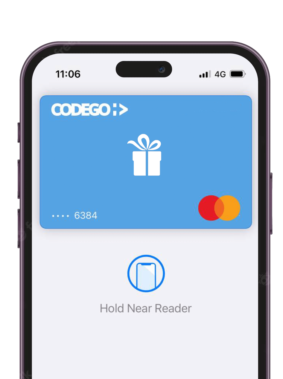 Tarjetas de regalo criptográficas de Codego