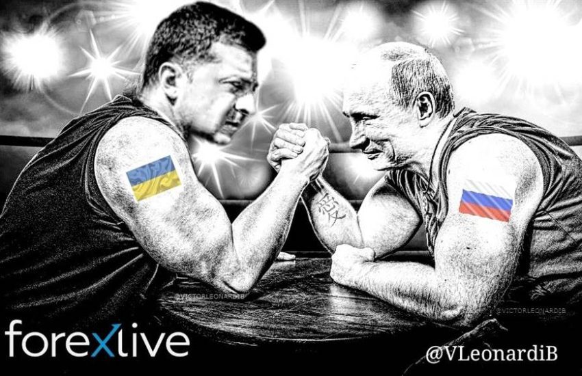 Zelensky Putin arm wrestling meme