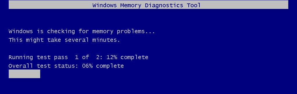 Windows-Memory-Diagnostic-Test