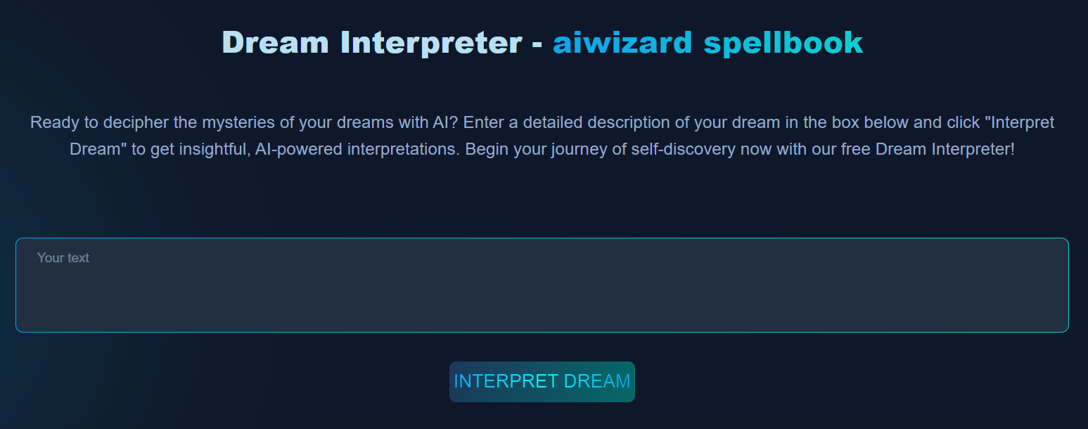 Dream-Interpreter-aiwizard-spellbook