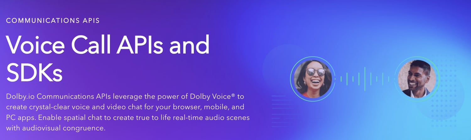 APIs and SDKs for voice calling.