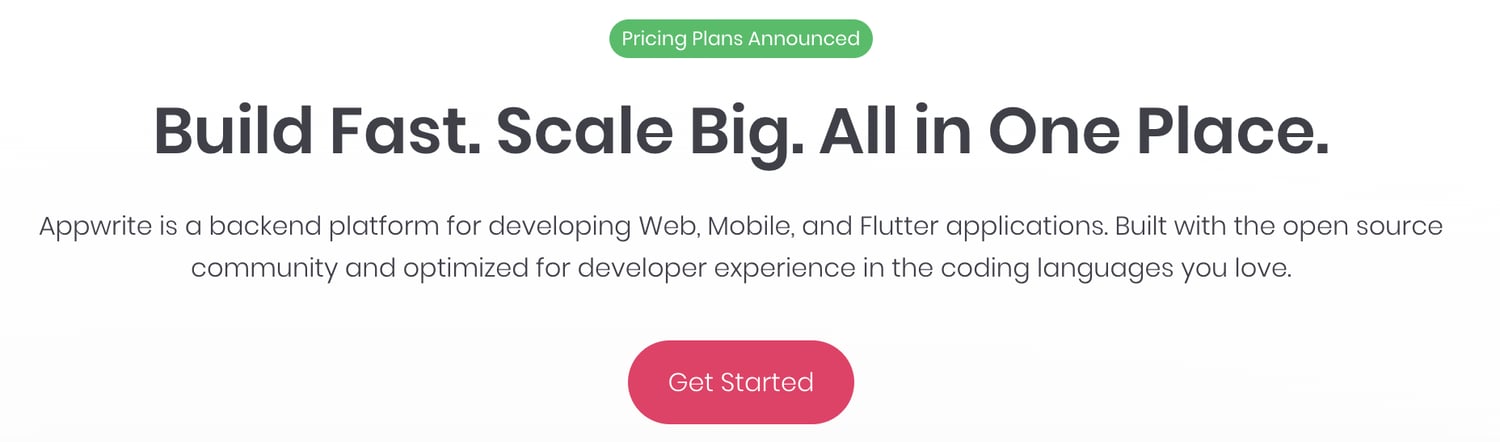 Build fast and scale big using Google Firebase.