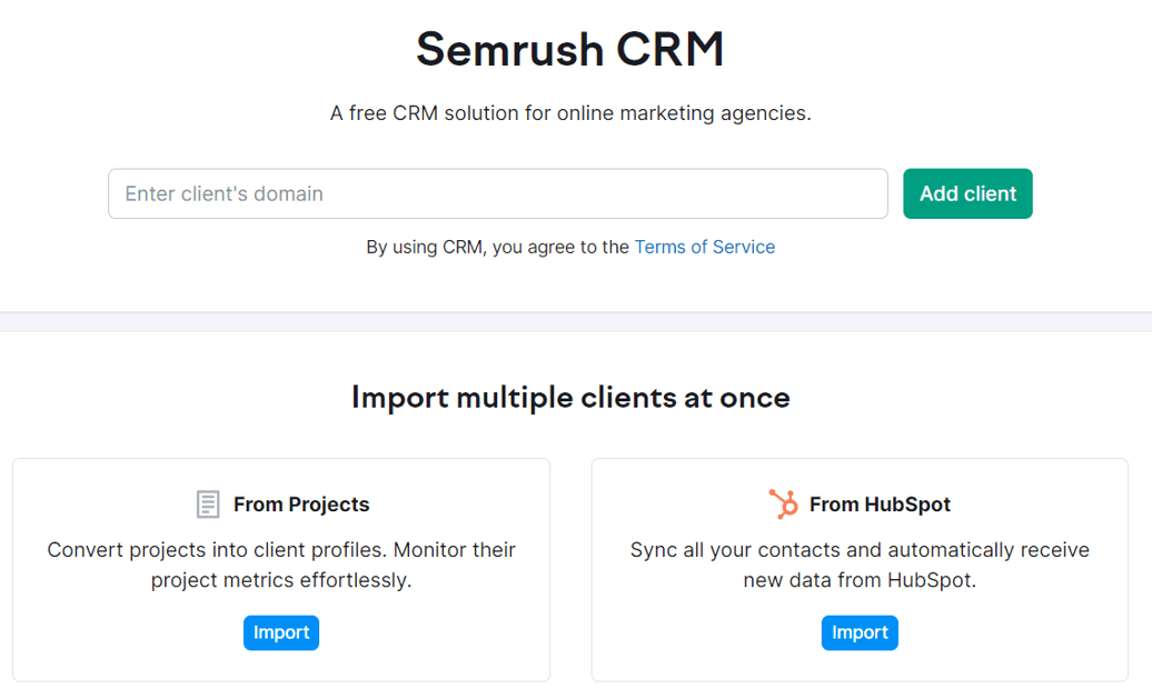 Semrush-CRM