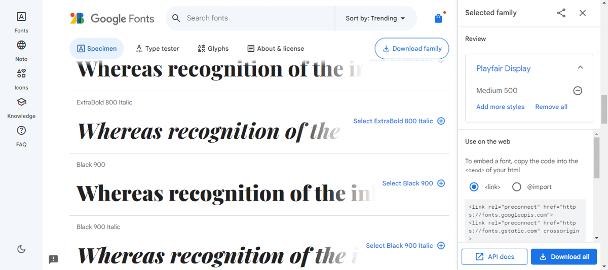 google-fonts-for-font-download-and-search