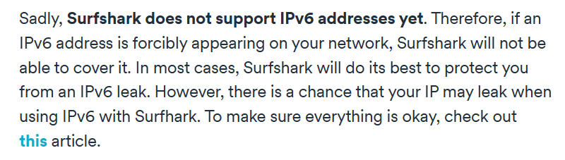 surfshark-ipv6-support