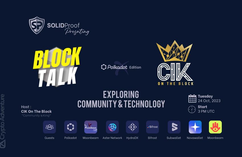 SolidProof y CIK analizan el próximo desbloqueo del token DOT en BlockTalk este martes