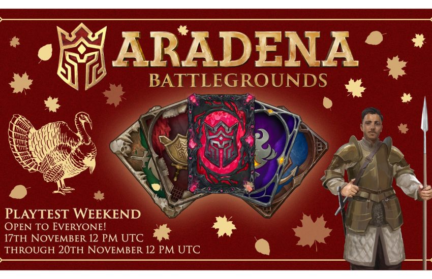 Aradena Battlegrounds playtest banner