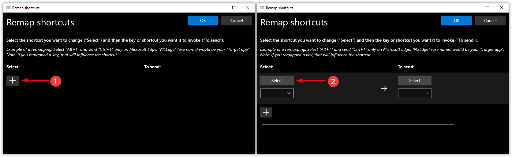 Remap shortcuts with PowerToys