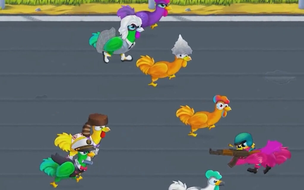 Captura de pantalla de Derby de pollo