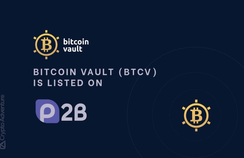 Bitcoin Vault (BTCV) anuncia su inclusión en el intercambio de cifrado P2B