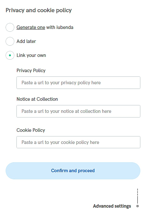 política de privacidad y cookies
