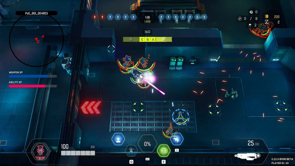 Captura de pantalla del juego Machines Arena