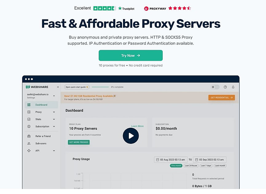 WebShare-Proxy-Service