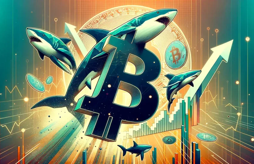 El aumento en la acumulación sugiere una caída de Bitcoin antes de reducir a la mitad: los tiburones y las ballenas acumulan 52,000 BTC
