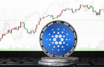 Cardano-ADA-logo-with-a-trading-chart-background