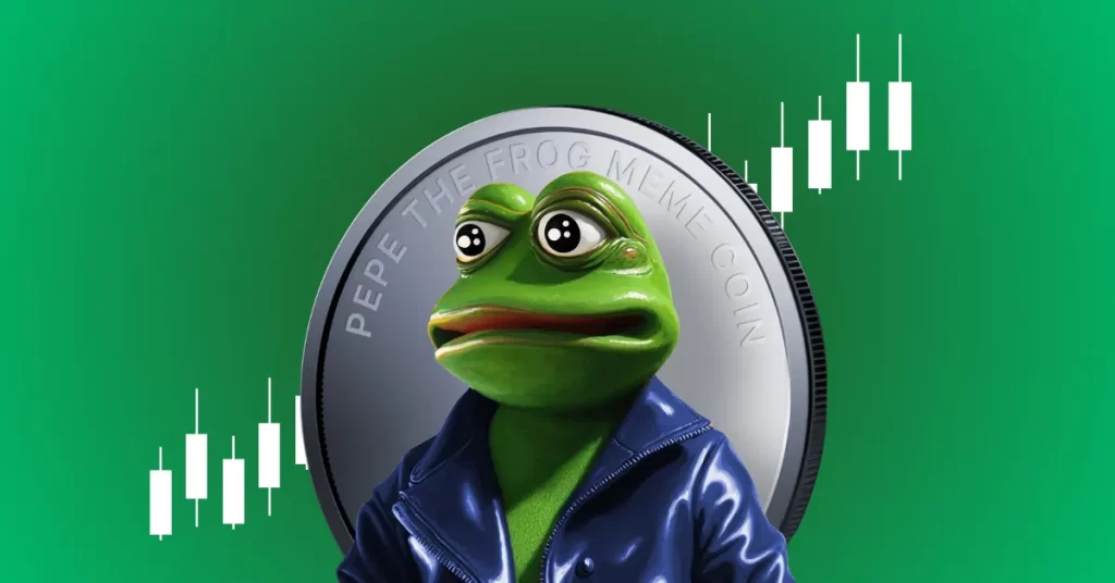 La acción del precio de Pepe de la principal moneda Meme da pistas sobre el próximo 100% de alza