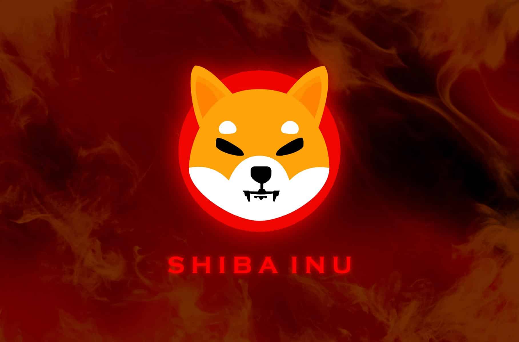 Shiba-Inu-SHIB-logo-con-fondo-rojo