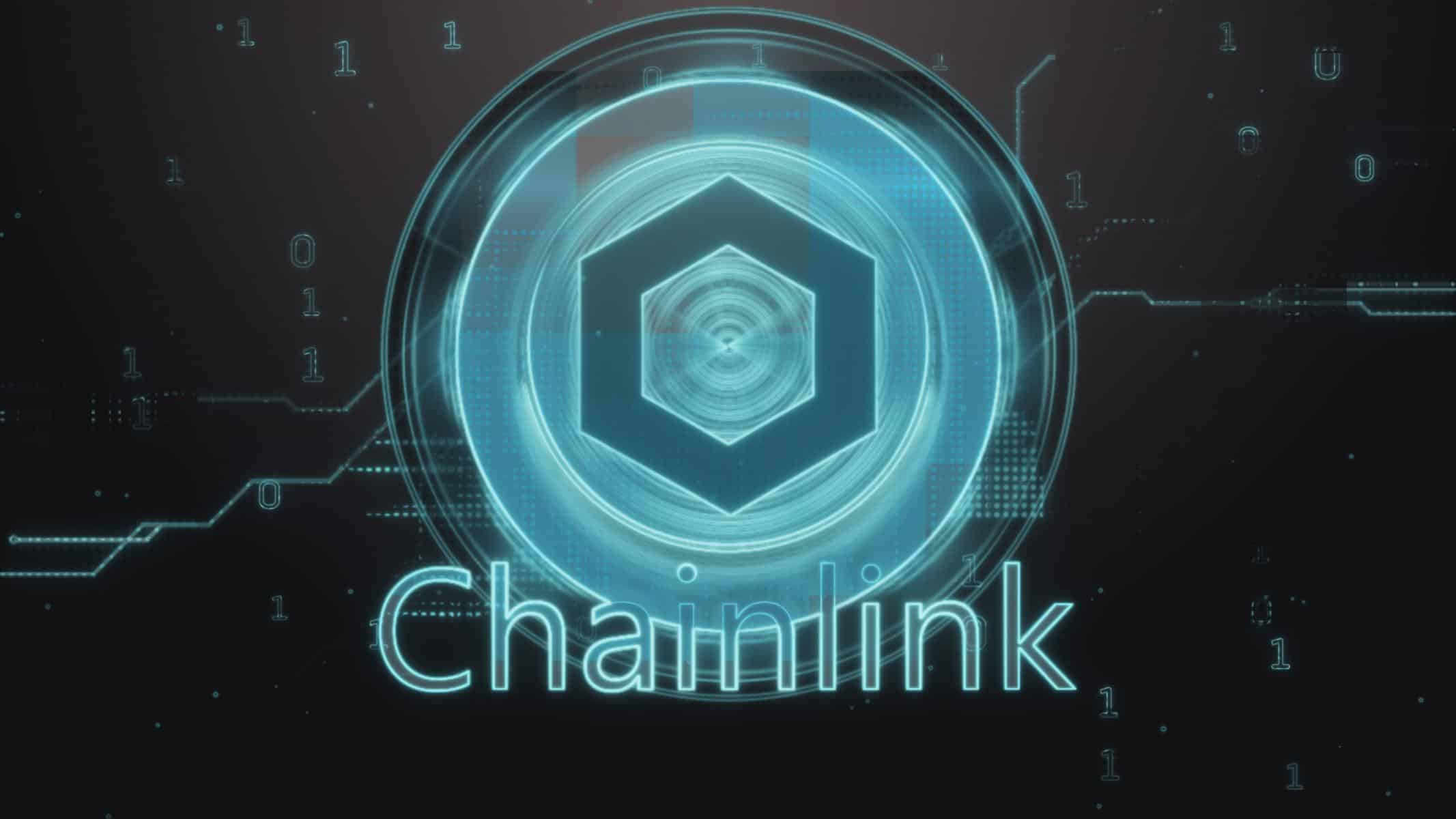 Logotipo-de-Chainlink-LINK-en-estilo-digital-con-fondo-negro