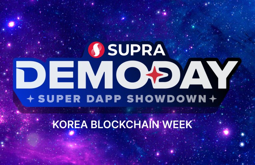 SUPRA Demo Day Korea Blockchain Week 2024