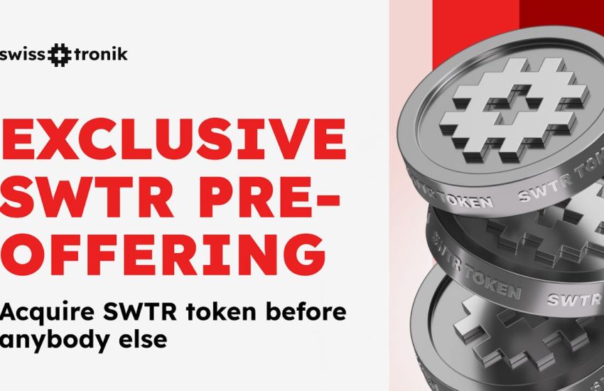 Swisstronik Announces Exclusive Pre-Offering of its Utility Token: SWTR