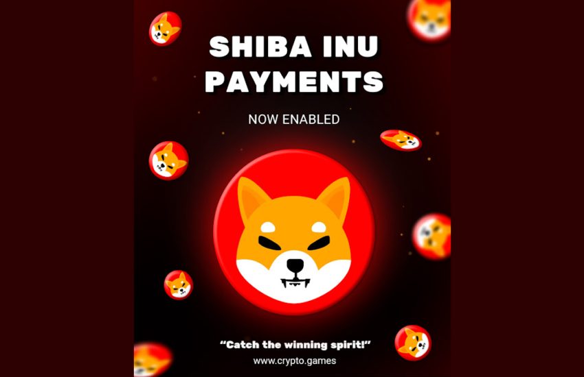 CryptoGames Now Accepting Shiba Inu (SHIB), Elevating the Crypto Gaming Experience