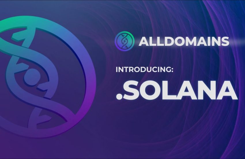 AllDomains Launches .solana TLD, Offering 50% Revenue Sharing with the Solana Community