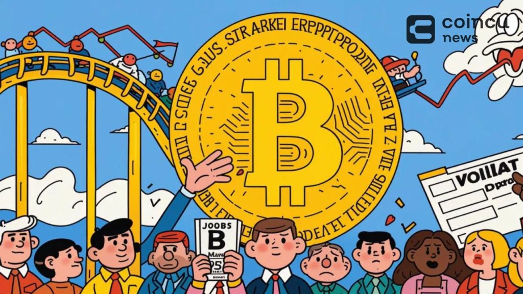 El bitcoin se mantiene volátil mientras el mercado espera el impacto de los datos del informe de empleo de EE.UU.