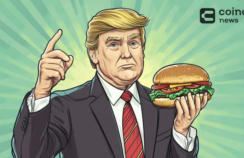 La compra de hamburguesas de Donald Trump genera entusiasmo con la transacción de Bitcoin