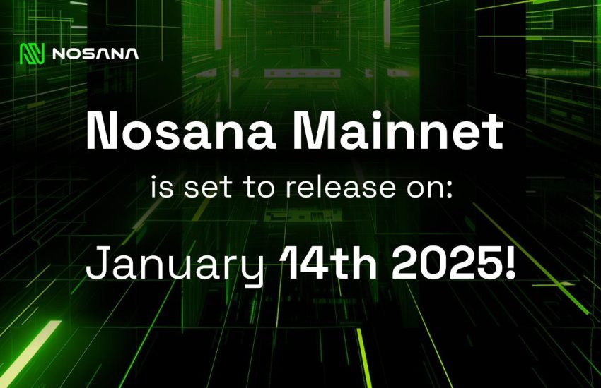 Nosana anuncia el lanzamiento de "Road to Mainnet" en enero de 2025