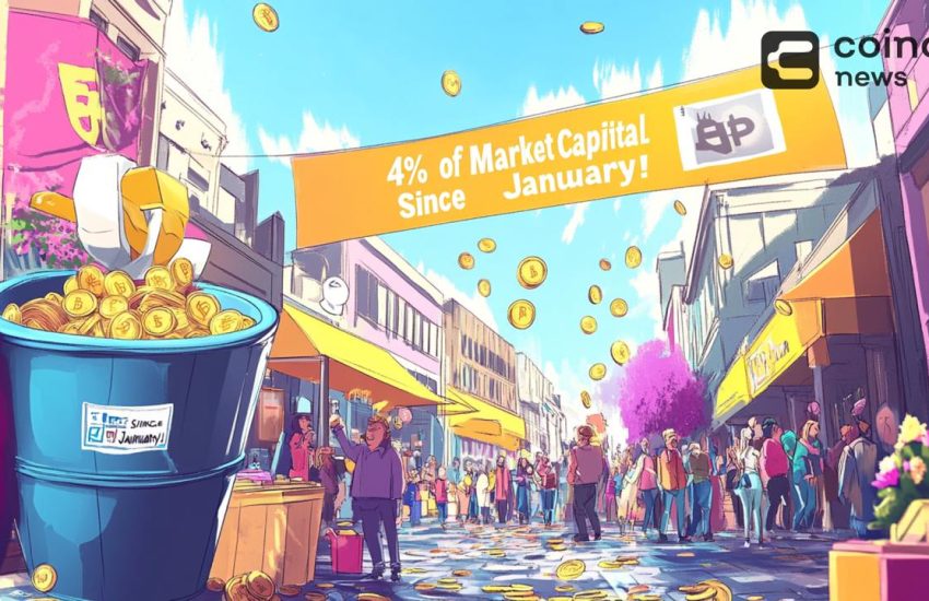 Spot Bitcoin ETF Inflows Reach 4% of Market Capital Since January