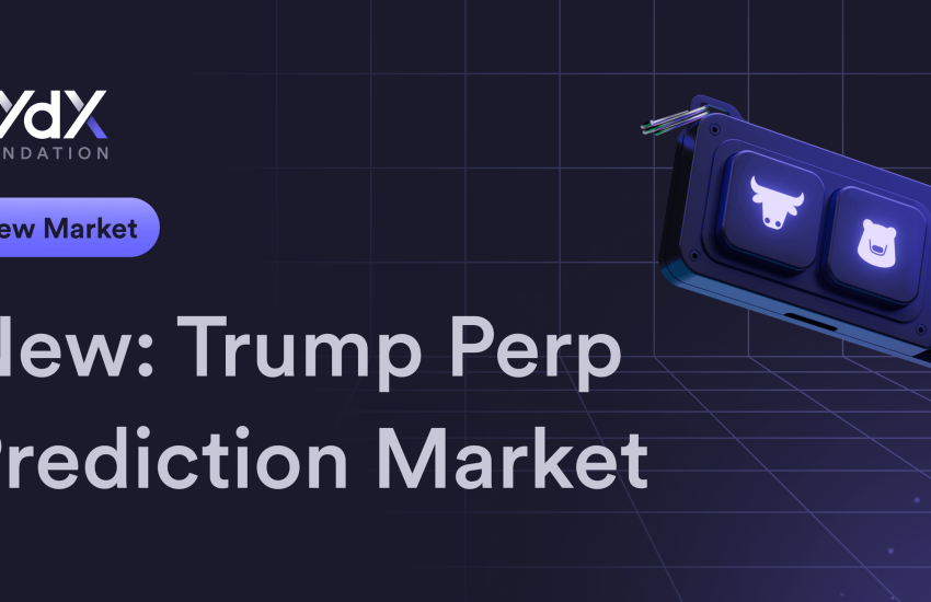 dYdX anuncia el lanzamiento del mercado de predicción perpetua de Trump